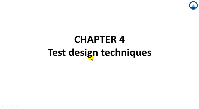 Test Design Techniques